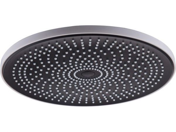 Душевая система (Lt) D35, серия Lotus белый, a-five(На стену, Излив потайной в корпусе, Троп. душ: вынос 408 мм, диаметр 200 мм.)