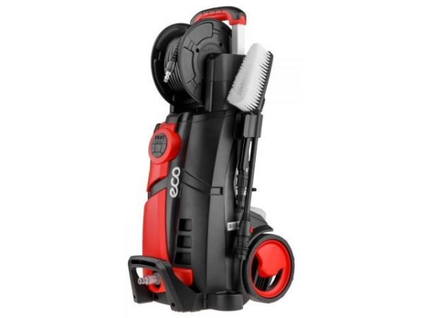 Очиститель высокого давления ECO HPW-1860RSD(2.60 кВт, 180 бар, 520 л/ч, цифров. управление, самовсасывание, телескоп. ручка, барабан д/шланга, а)