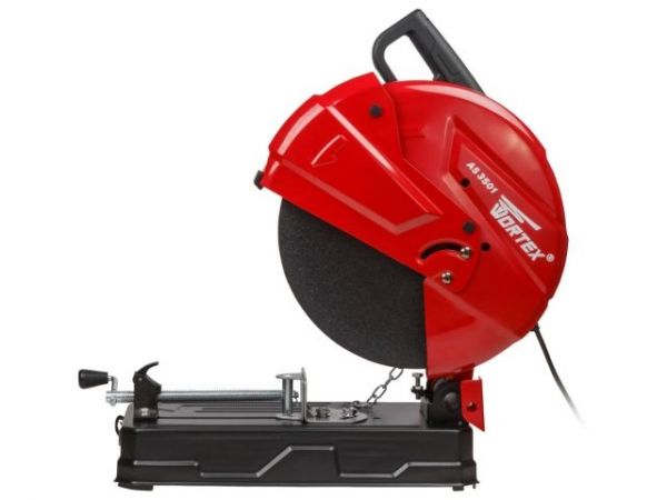 Отрезная пила по металлу WORTEX AS 3501 в кор. 2600 Вт, 355х25.4 мм, глуб. до 130 мм(3900 об/мин, 14 кг)