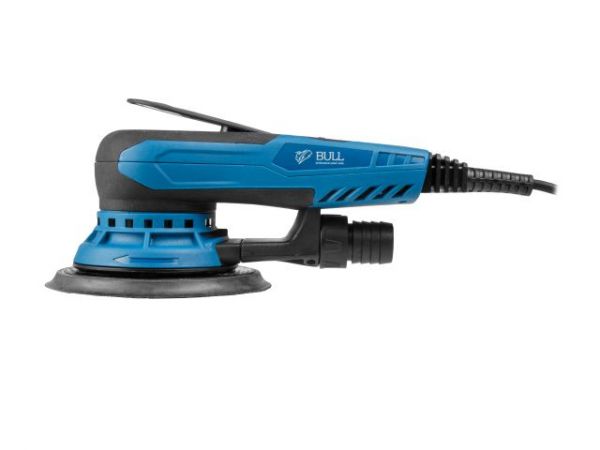 Эксцентриковая шлифмашина BULL OS 1550 E в кор. БЕСЩЕТ., 150 мм, 350 Вт, 4000-10000 об/мин(шнур - 4 м, амп. колебаний 5,0 мм)