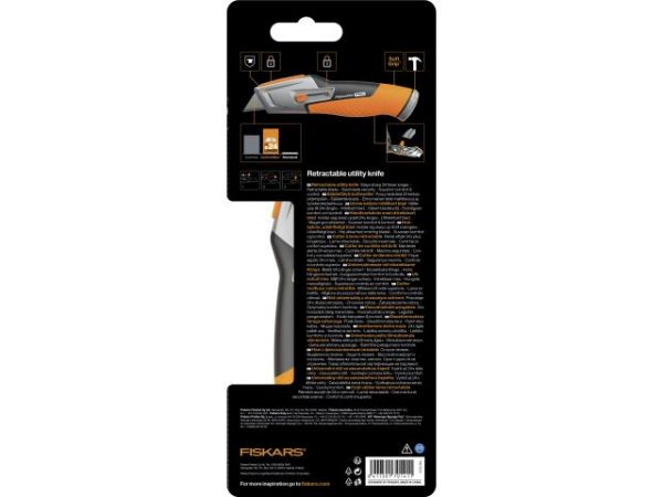 Нож выдвижной, универсальный CarbonMax  FISKARS