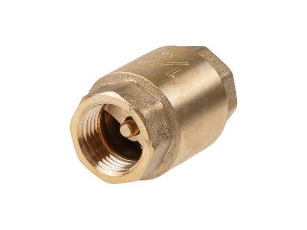 Клапан обратный 1/2' вн.-вн., AV Engineering (инд. упак.)(Латунь, макс.  16 бар, макс.  110 °С)