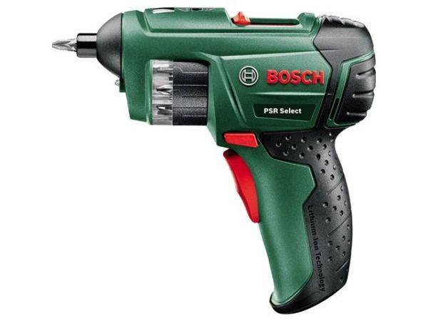 Шуруповерт BOSCH PSR Select в чем. (3.6 В, 1 акк., 1.5 А/ч Li-Ion, 1 скор., 5 Нм, шурупы до 5 мм)