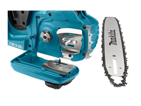 Аккум. пила цепная MAKITA LXT DUC 353 Z шина 35 см (14'), 3/8, 1.1 мм(18+18 В, БЕЗ АККУМУЛЯТОРА)