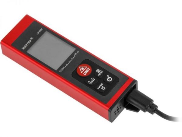 Дальномер лазерный WORTEX LR 7001 в кор., 0,03 – 70, ± 2 мм