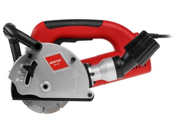 Штроборез WORTEX WM 1230 в кор. 1320 Вт, 125 мм, глубина до 30 мм, конст. эл., плав. пуск. (вес 4 кг, защита от перегрева и перегрузки)