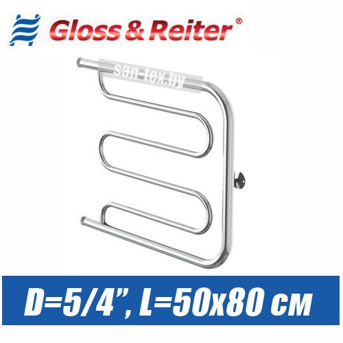 Полотенцесушитель водяной ПМ-образный ПМ. 50х80 (1.1/4")