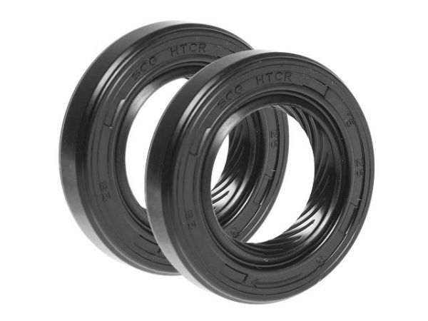 Сальник коленвала CSP-014 ECO (2 шт в уп.)(15*25*5 мм. Аналог 9638 003 1581, 9639 003 1585)