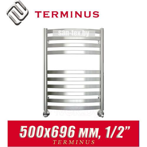 Полотенцесушитель лесенка Terminus "Авиэль" П10 500х696 (1/2")