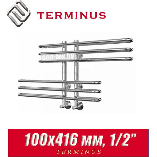 Полотенцесушитель лесенка Terminus "Диана" П6 100х416 (1/2")