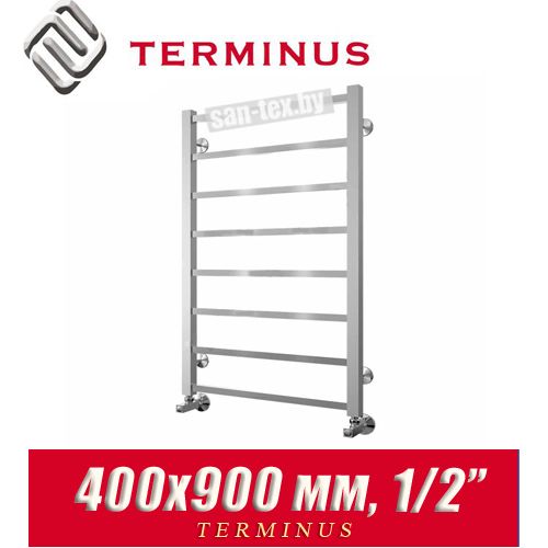 Полотенцесушитель лесенка Terminus "Контур" П8 400х900 (1/2")
