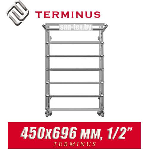 Полотенцесушитель лесенка Terminus "Полка" П7 450х696 (1/2")