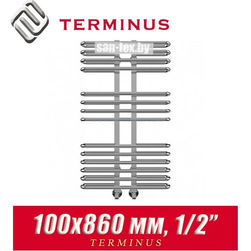 Полотенцесушитель лесенка Terminus "Сахара +" П14 100х860 (1/2")