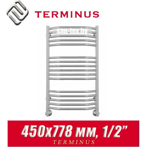 Полотенцесушитель лесенка Terminus "Виктория Люкс" П16 450х778 (1/2")
