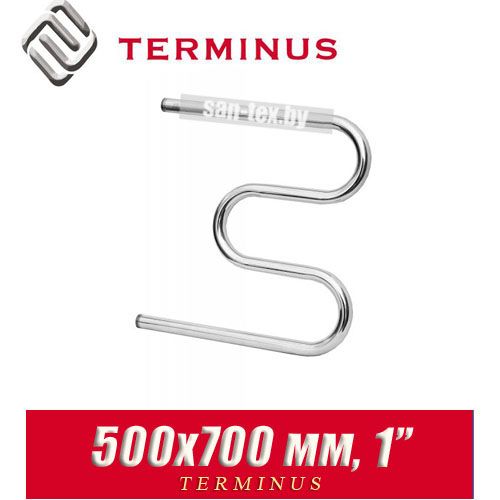 Полотенцесушитель водяной М-образный Terminus 500х700 (1")