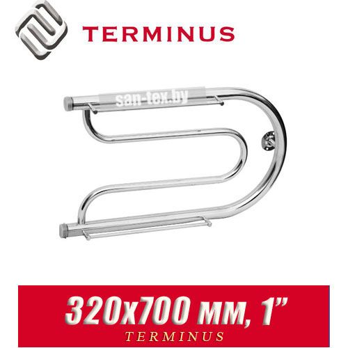 Полотенцесушитель водяной ПМ-образный Terminus "Фокстрот" 320х700 (1")