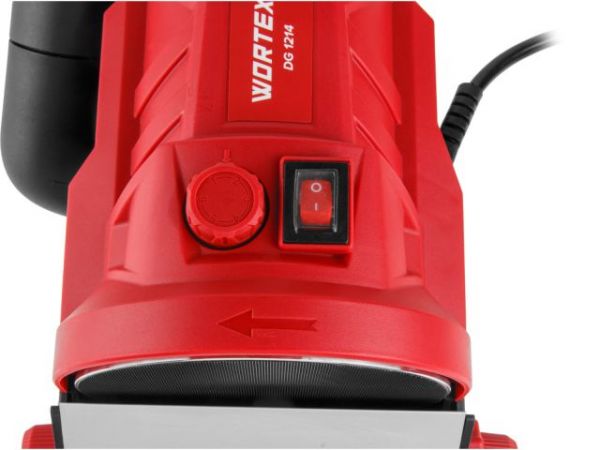 Дисковый шлифовальный станок WORTEX DG 1214 в кор. 140 Вт, 125 мм, 800-4000 об/мин(рег.об., скор.движ.заготовки 250-800 м/мин)
