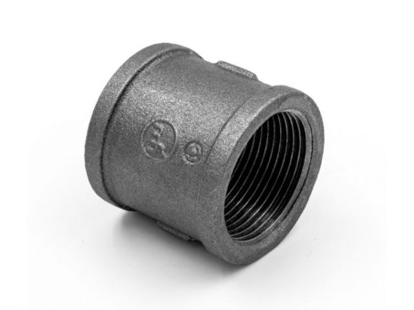 Муфта 1/2' вн.-вн. чугун черн., AV Engineering