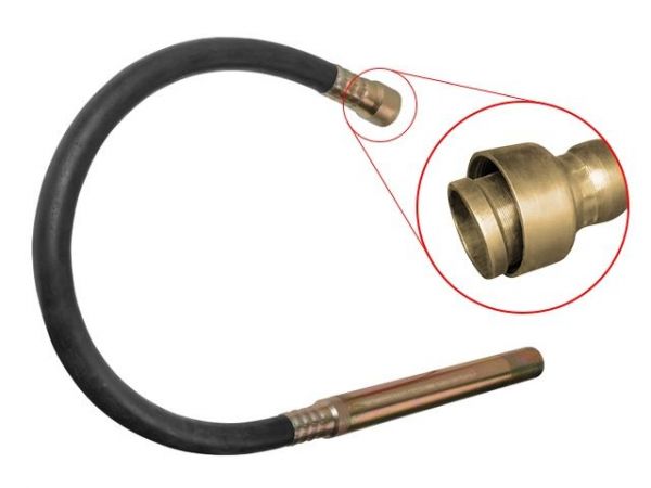 Вал гибкий 3 м в сборе с вибронаконечником 35 мм для вибратора CV 1512/CV 2012(диаметр вибронаконечника 35 мм)