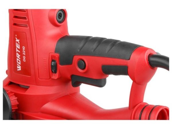 Шлифмашина для стен и потолков WORTEX DG 2210 в кор. 1220 Вт, 225 мм, 1500-2300 об/мин(Регул. об., НЕ требуется пылесос)