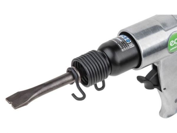 Пневмомолоток ECO AHM10-01(4500 уд/мин; 1.12 Дж; 120л/мин; Хвостовик:10 мм; Долото - 4 шт.)
