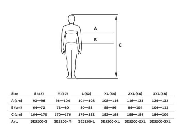 Полукомбинезон рабочий XL (54) EXPERT STARTUL(Размер XL (54), рост 182-188 см.)
