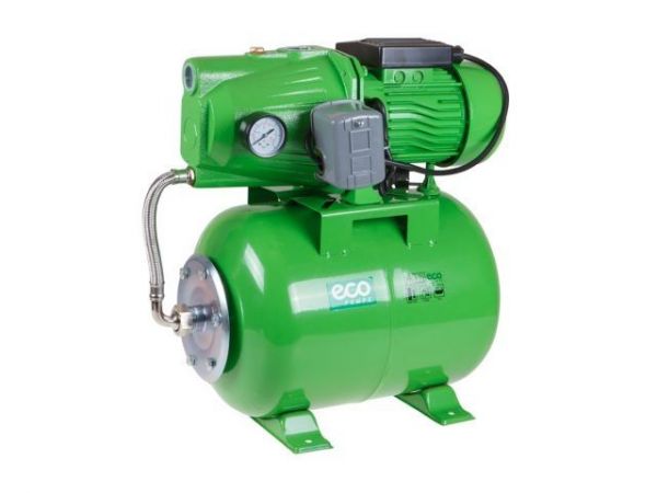 Станция водоснабжения автоматическая ECO GFI-904(900 Вт, 3100 л/ч, 42 м, 4.8 атм макс, корпус насоса чугун, бак 24 л)