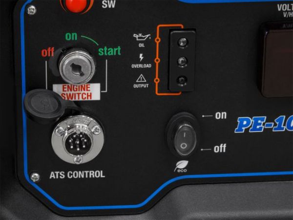 Электростанция (генератор инверторный бензиновый) ECO PE-10000ESI(инверторный, электростарт, 7.5 кВт, 230 В, автозапуск*, бак 25.0 л, вес 72 кг)
