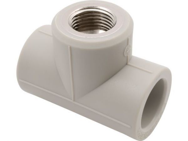 Тройник ПП комб. вн. 32х1', сер. FV Plast(Под заказ кратно коробкам)