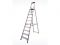 Лестница-стремянка алюм. проф. 217 см 10 ступ. 11,4кг NV3118 Новая Высота(с лотком-органайзером, макс. нагрузка 180кг)