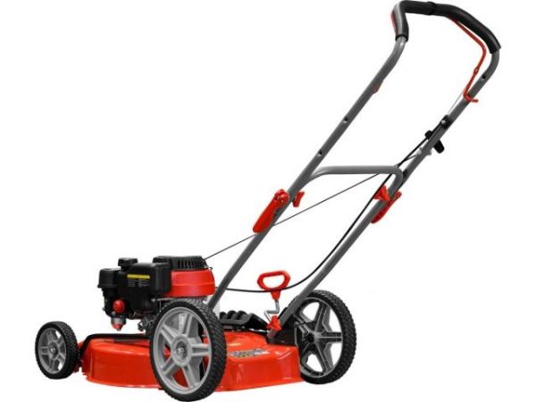 Газонокосилка бензиновая ECO LG-810(4.0 л.с., шир. 51 см, ручной привод, мульчир., стальн.корпус, без травосборника)