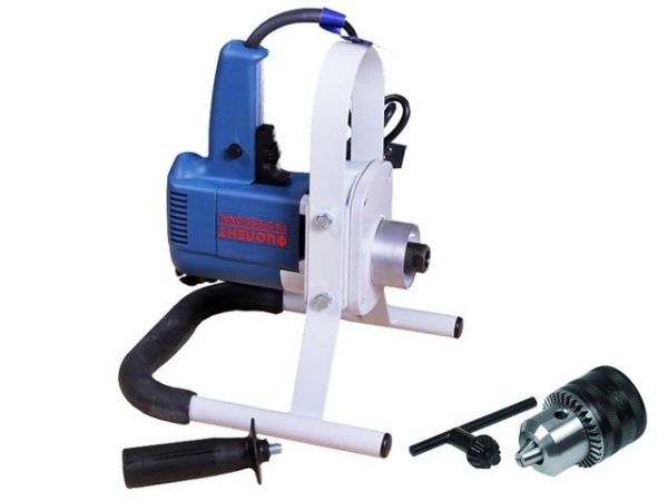 Миксер-дрель ФИОЛЕНТ МД 1-11 Э с патроном и переходником(1100 Вт, 1 скор., зажим резьба M14х2, без насадки для смешивания мм, ЗВП в комплекте)