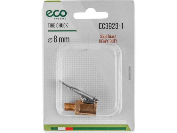 Наконечник для подкачки шин (резьба 8 мм, латунь) ECO