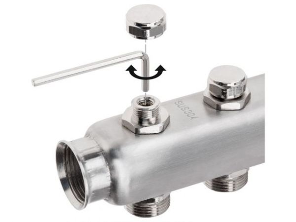 Коллекторная группа AVE162, 4 вых. AV Engineering(PRO серия Для отопления (радиаторы))