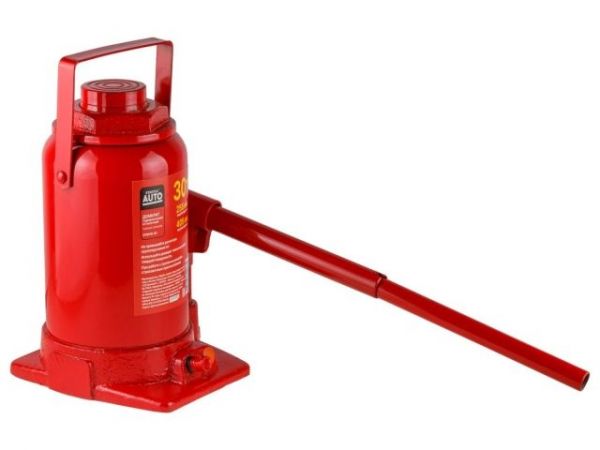 Домкрат гидравлический 30т бутылочный 255-405мм STARTUL AUTO (ST8018-30)(h min 255мм, h max 405мм)