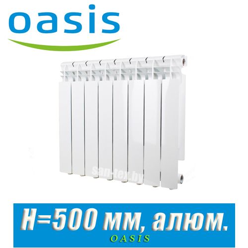 Радиатор алюминиевый Оазис 500/96