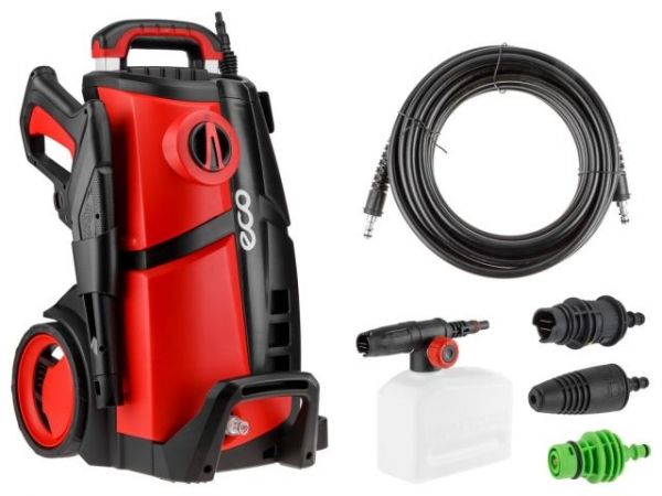 Очиститель высокого давления ECO HPW-1770(2.40 кВт, 170 бар, 510 л/ч, самовсасывание, телескоп. ручка, активный пеногенератор)