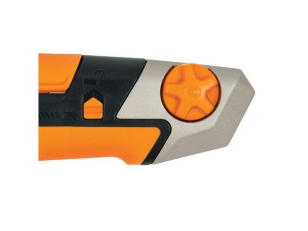 Нож с выдвижным, сменным лезвием 25мм CarbonMax FISKARS