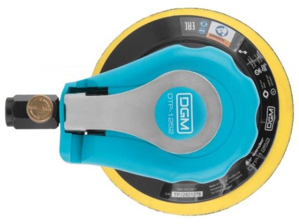 Пневмошлифмашина эксцентриковая DGM DTP-1252(125 мм / 5'; Эксцентр.: 5 мм; 10 000 об/мин; 180 л/мин)