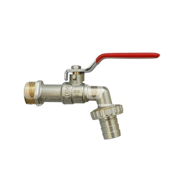 Кран шаровый Ридан BVR-CR 065B8300R, 1/2" НР-штуцер, полнопроходной, ручка-рычаг