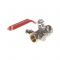 Кран шаровый Ридан BVR-DR 065B8318R, 1" ВР, полнопроходной, ручка-рычаг