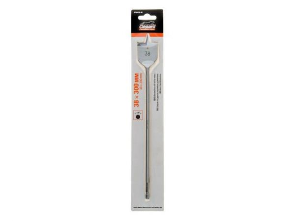 Сверло по дереву перьевое ф38х300мм удлиненное GEPARD (GP0416-38)(Impact, перовое)