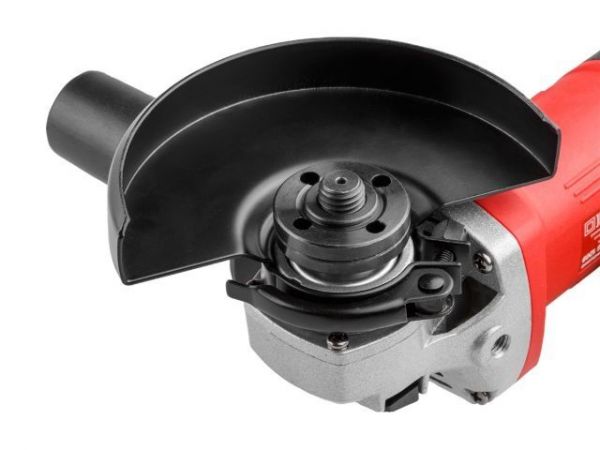 Одноручная углошлифмашина WORTEX AG 1209 в кор. 900 Вт, 125 мм, 11 000 об/мин(Пылезащита, шариковые подшипники, тонкая рукоятка 52 мм)