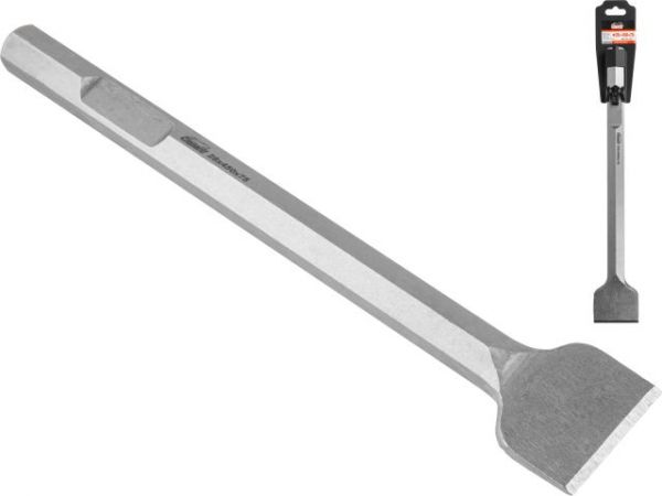 Лопаточное зубило шестигр. 28мм 450x75мм GEPARD(НЕХ)