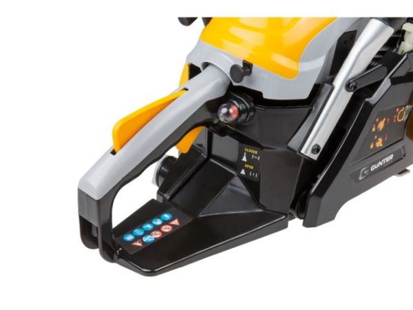 Бензопила Gunter MSH-3805 шина 35 см (14''), 3/8' LP, 1,3 мм, 52 зв.(1.50 кВт, 2.0 л.с., 37,2 см3, вес 6 кг)