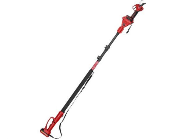 Аккум. секатор WORTEX CBS 2030 в кор. ALL1 SET, БЕСЩЕТ., 18 В, ветки до 28 мм + телескоп. штанга(3 ступени регулировки, 0,76 кг)