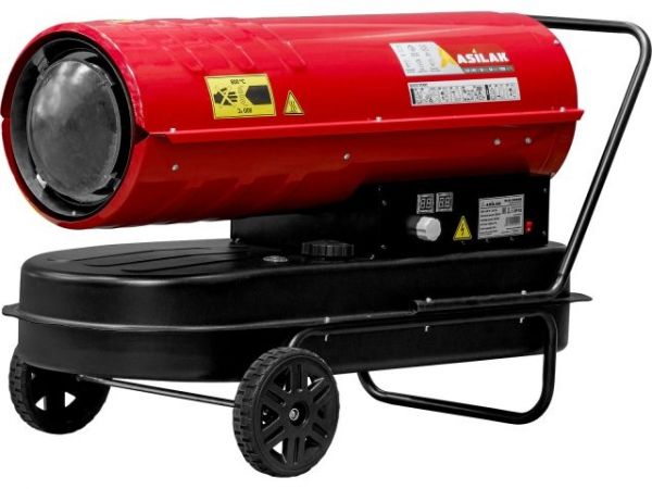 Нагреватель воздуха диз. ASILAK SLD-50000 прямой(50 кВт, 1100 куб.м/час, термостат)