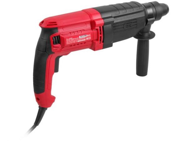 Перфоратор WORTEX RH 2831 в чем. + (2 зубила, 3 сверла) 850 Вт, 3.0 Дж, 3 реж., SDS-plus, Vario-Lock(850 Вт, 3.0 Дж, 3 реж., патрон SDS-plus, вес 3.2 кг)