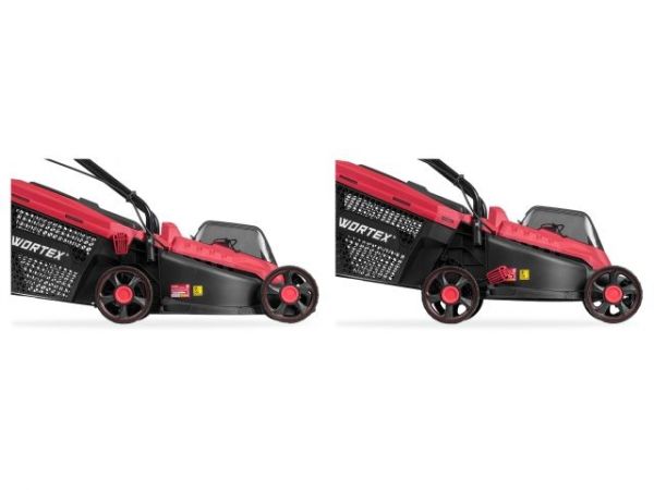 Газонокосилка аккумуляторная WORTEX CLM 3336 ALL1 XLT SET БЕСЩЁТ.ДВИГ., 18В+18В, 2акб, 4Ач, шир.3(выс. 30-75 мм, травосборник 30 л)