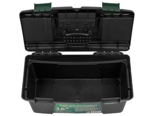 Ящик для инструмента пластмасс. 41х22х19,5 см (16') с лотком и органайз. 20236 ВОЛАТ